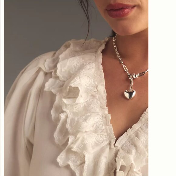 Brand New Love the Label Short-Sleeve Ruffled Tiered Wrap Maxi Dress - Picture 5 of 16